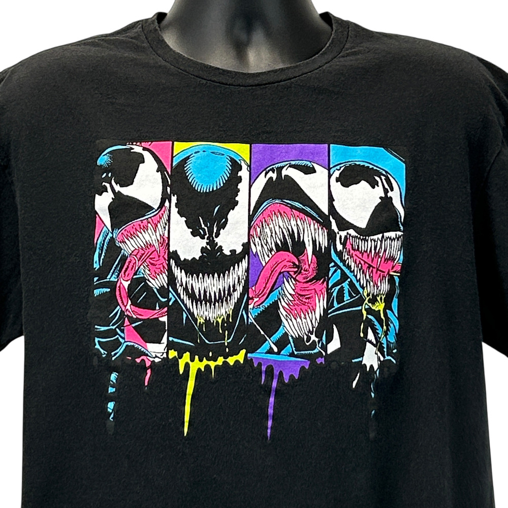 Spider Man Venom T Shirt Black Marvel MCU Spiderman Mad Engine Unisex XL X-Large